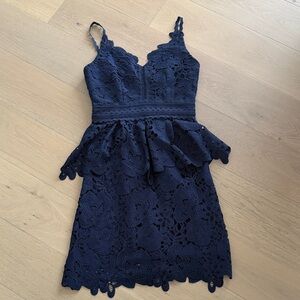 Ted Baker London Navy Lace Dress